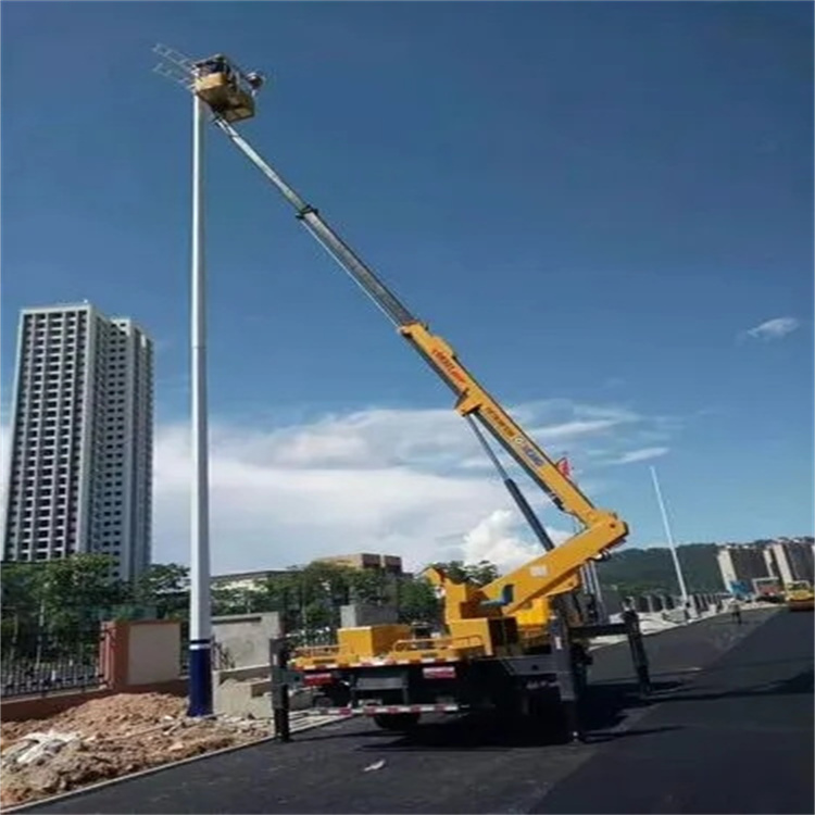 彭山维修路灯的曲臂升降车出租